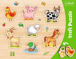Puzzle Trefl 31305 Ramka Zwierzęta Na Wsi