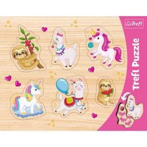 Puzzle Trefl 31311 Lamy Jednorożce