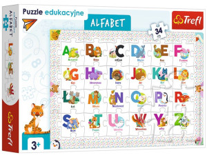 Puzzle Trefl 34 15560 Edukacyjne Alfabet