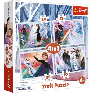 Puzzle Trefl 4w1 34344 Frozen 2