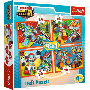 Puzzle Trefl 4w1 34313 Transformers