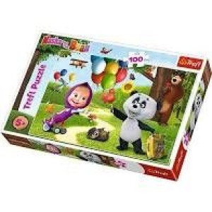 Puzzle Trefl 100 16370 Masza I Przyjaciele