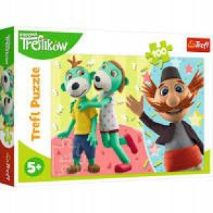 Puzzle Trefl 100 16388 Trefliki I Wujcio