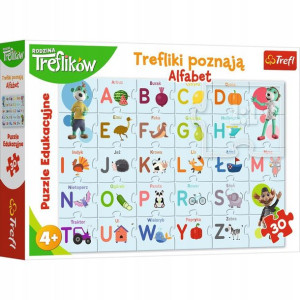 Trefliki Poznają Alfabet 15553 Trefl