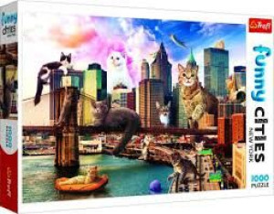 Puzzle Trefl Koty w Nowym Jorku 10595