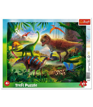 Puzzle Trefl Ramkowe Dinozaury 31343
