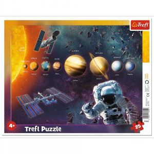 Puzzle trefl 25 31342 ramka układ słoneczny