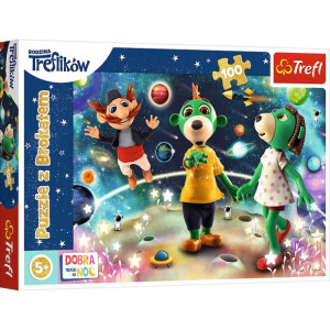 Puzzle Trefl 100 14824 glitter trefliki