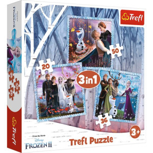 Puzzle Trefl 20 36 50 34853 magiczna opowieść Frozen II