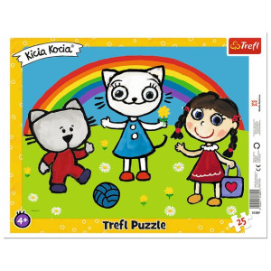 Puzzle Trefl 25 ramka 31389 Kicia Kocia