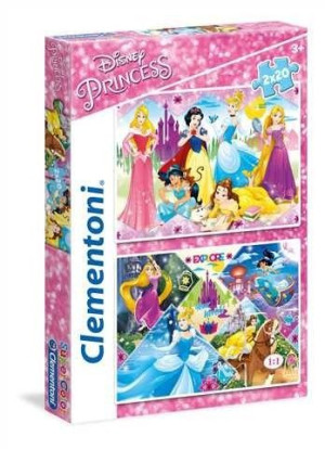 Clementoni 24751 Puzzle 2x20 Princess