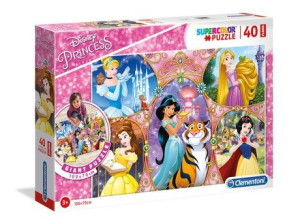 Clementoni 25463 Puzzle 40 Floor Disney Princess