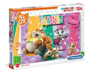 Clementoni 27288 Puzzle 104 44 Cats