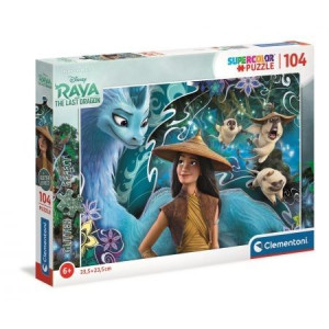 Clementoni 20183 Puzzle 104 Raya Glitter