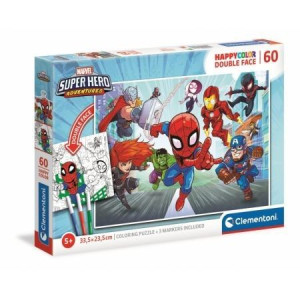 Clementoni 26098 Puzzle 60 Double Face
