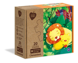 Clementoni 24771 Puzzle 2x20 Pff Tied