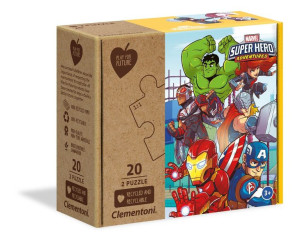 Clementoni 24775 Puzzle 2x20 Pff Marvel