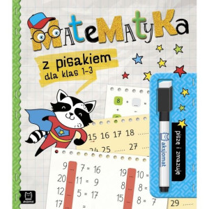 AKSJ matematyka z pisakiem dla klas 1-3. Piszę i zmazuję 68680