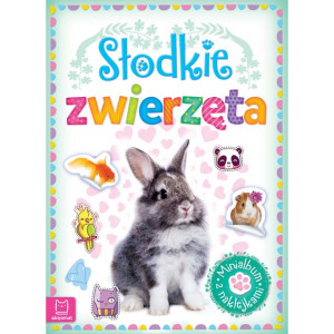 AKSJ minialbum z naklejkami słodkie zwierzęta 64361