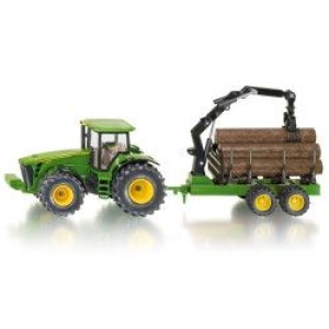 Siku 1954 John Deere Z Przyczepą Leśną
