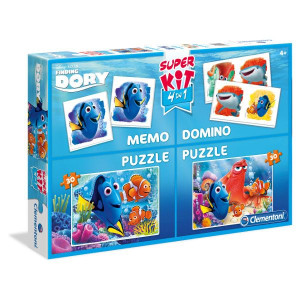 Clementoni 08213 Puzzle 2x30 + Memo+domino