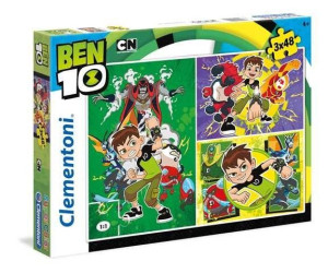 Clementoni 25225 Puzzle 3x48 Ben 10