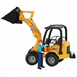 Bruder 09038 Ładowarka Kompaktowa Schaffer Z Figurką Operatora