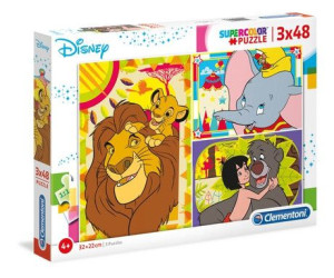 Clementoni 25236 Puzzle 3x48 Disney Classic
