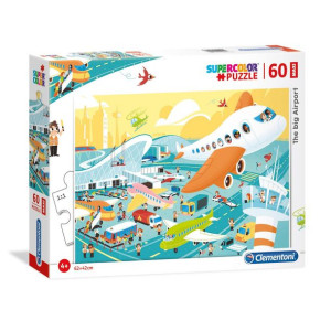 Clementoni 26447 Puzzle 60 Maxi Lotnisko