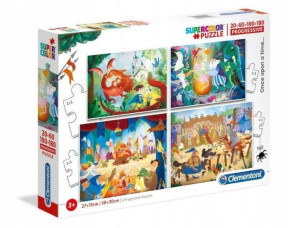 Clementoni 21406 Puzzle 4w1 Once Upon A Time