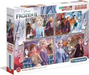 Clementoni 21411 Puzzle 4w1 Frozen 2