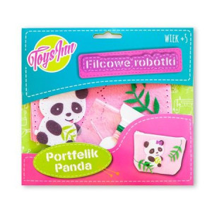 Stnux 6857 portfelik panda różowa 96857