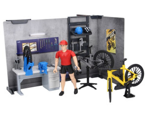 BRUDER 63129 Sklep rowerowy z figurką