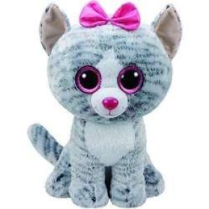 Ty 36838 Beanie Boos Szary Kot Kiki 42cm