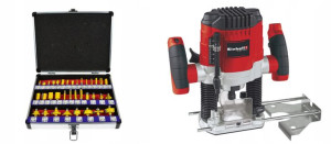 Einhell Frezarka Górnowrzecionowa Th-ro 1100 Frezy