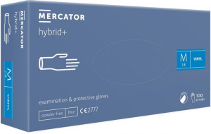  RĘKAWICE rękawiczki MERCATOR hybrid+ M 100 szt.
