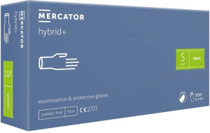  RĘKAWICE rękawiczki MERCATOR hybrid+ S 100 szt.