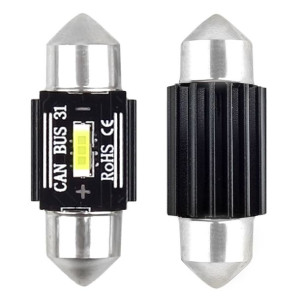 Żarówki LED CANBUS 1SMD UltraBright Festoon C5W 31mm White 12V/24V