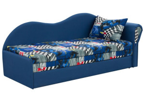 Tapczanik tapczan sofa dla dzieci WENUS granatowy prawostronny
