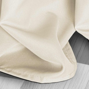 Zasłona 140x250 Kremowa Viva Przelotki