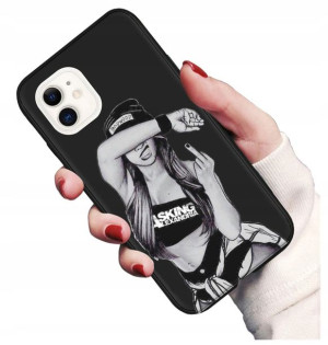 Etui czarne matowe do Iphone 11 Wzory Case Nadruk