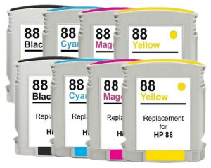 8x Tusz Do Drukarki Hp Officejet L7780 L7500