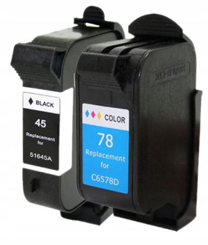 Tusze Do Drukarki HP 45 78 OfficeJet V30 V40 V45