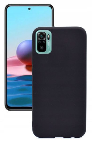 Etui plecki matowe czarne do Xiaomi Redmi Note 10