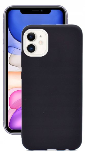 Etui plecki matowe czarne case matt do Iphone 11