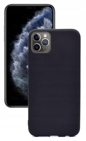 Etui plecki matowe czarne matt do Iphone 11 Pro