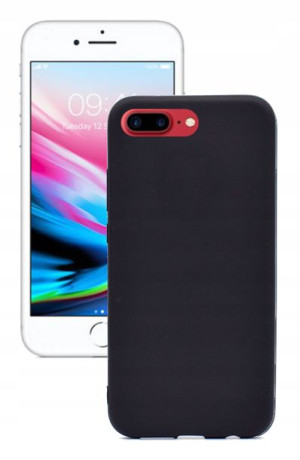 Etui plecki matowe czarne do Iphone 7 Plus 8 Plus
