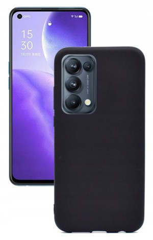 Etui plecki matowe czarne matt do Oppo Reno 5