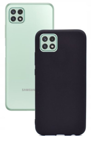 Etui plecki matowe czarne case do Samsung A22 5G