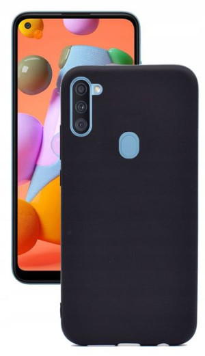 Etui plecki matowe czarne matt case do Samsung A11